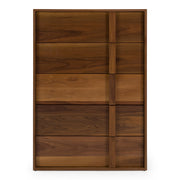 Berlin - Modern Walnut Chest — view 2