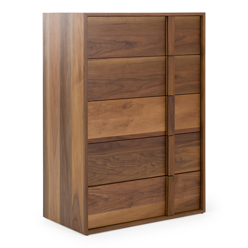 Berlin - Modern Walnut Chest — view 3