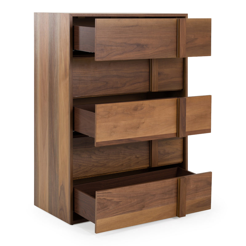 Berlin - Modern Walnut Chest — view 4