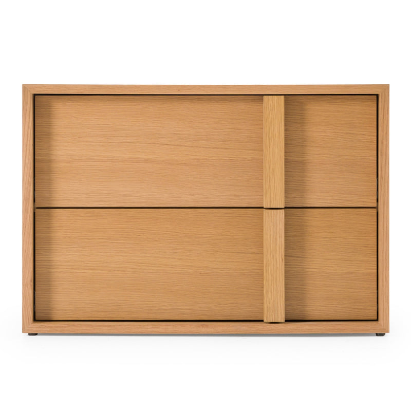 Berlin - Modern Natural Oak Nightstand — view 5