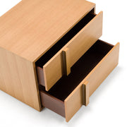 Berlin - Modern Natural Oak Nightstand — view 4