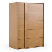 Berlin - Modern Natural Oak Chest — view 5