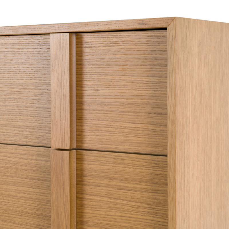 Berlin - Modern Natural Oak Chest — view 3