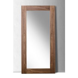Beth Mid-Century Walnut Floor Mirror