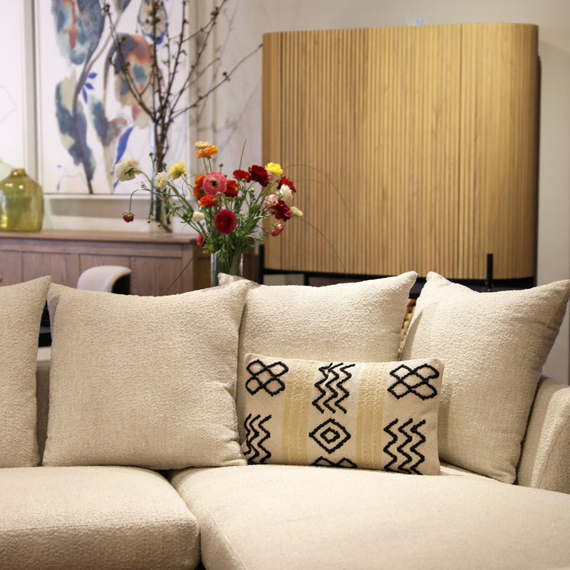 Kaarlo - Pillow - Natural And Black