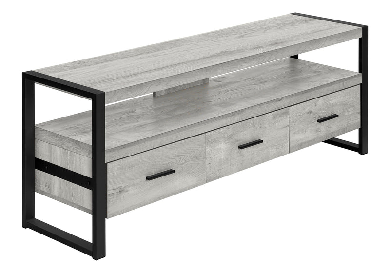 TV Stand, Console, Media Entertainment Center, Storage Drawers, Modern - R&R Furniture Gallery (Fountain Valley, CA)