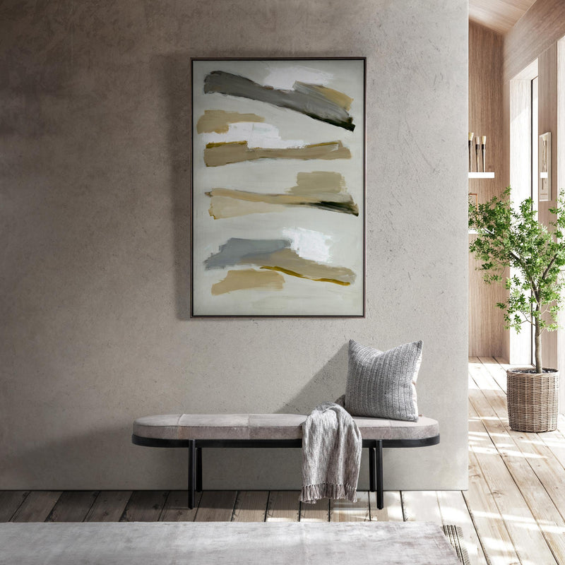 Evelyn - Accent Bench - Sparrow Gray - R&R Furniture Gallery (Fountain Valley, CA)