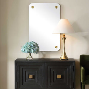 Hamrick - Frameless Mirror - Brass / Gold