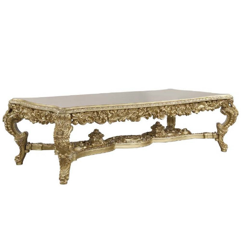 Bernadette - Dining Table - Gold - R&R Furniture Gallery (Fountain Valley, CA)