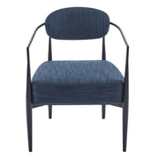 Modern Upholstered Accent Armchair With Pocket Spring Seat - R&R Furniture Gallery (Fountain Valley, CA)