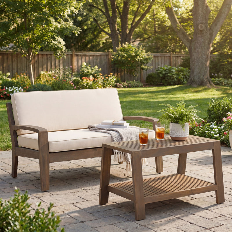 2 Piece Conversation Set, Loveseat & Coffee Table - R&R Furniture Gallery (Fountain Valley, CA)