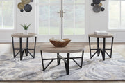 Deanlee - Occasional Table Set (Set of 3) - Grayish Brown / Black - R&R Furniture Gallery (Fountain Valley, CA)