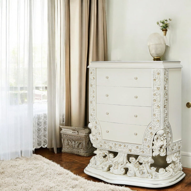 Adara - Chest - Antique White - R&R Furniture Gallery (Fountain Valley, CA)