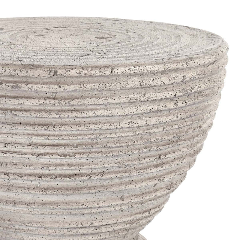 Corey - Outdoor Accent Table - Light Gray - R&R Furniture Gallery (Fountain Valley, CA)