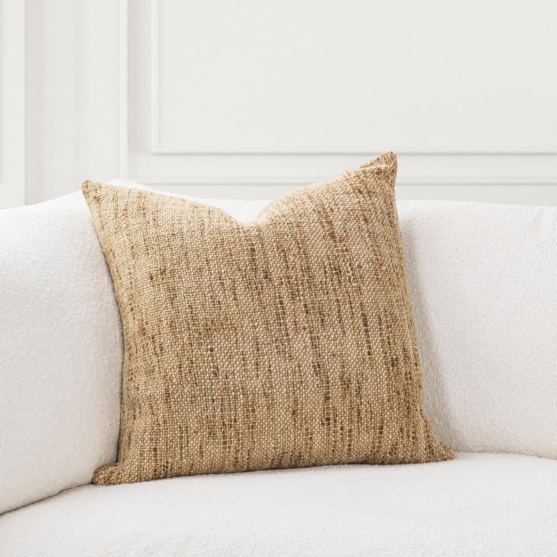 Classic Home Mecca 22x22 inch natural accent pillow with soft fabric and subtle texture for stylish home decor.
