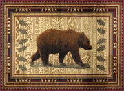 Nature's Nest - 5'3" X 7'3" Lodge Area Rug - Multi, Red - R&R Furniture Gallery (Fountain Valley, CA)