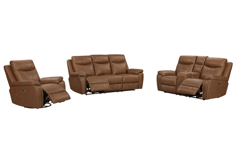 Veracruz - Power Swivel Glider Recliner P2 - Vintage Tan