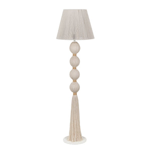Samba - Cotton Floor Lamp - White - R&R Furniture Gallery (Fountain Valley, CA)