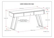 Lowry - Handcrafted Console Sofa Table - R&R Furniture Gallery (Fountain Valley, CA)