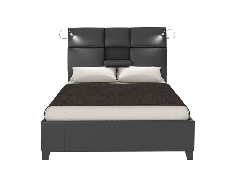 Music Bed Touch Lighting tooth Sound Beverage Tray - R&R Furniture Gallery (Fountain Valley, CA)