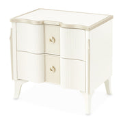 La Marisia - Nightstand - Creamy Pearl - R&R Furniture Gallery (Fountain Valley, CA)