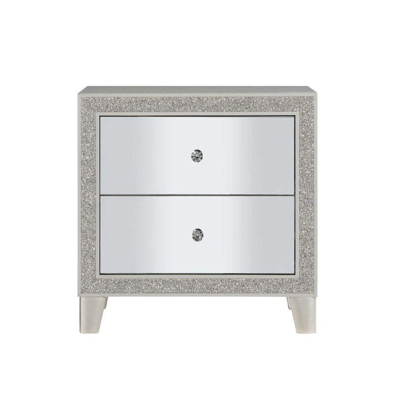 Sliverfluff - Nightstand - Mirrored & Champagne - R&R Furniture Gallery (Fountain Valley, CA)
