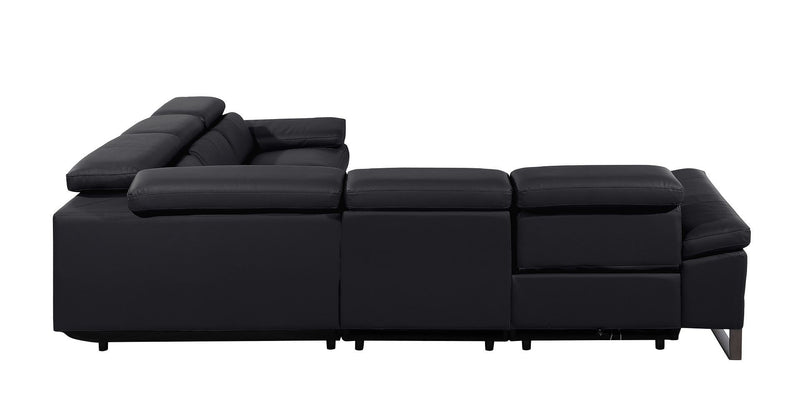 1246 - 5-Piece L-Shaped Modular Power Reclining Sectional With Power Headrests