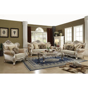 Bently - Sofa With 7 Pillows (Same Lv01579) - Fabric & Champagne - R&R Furniture Gallery (Fountain Valley, CA)