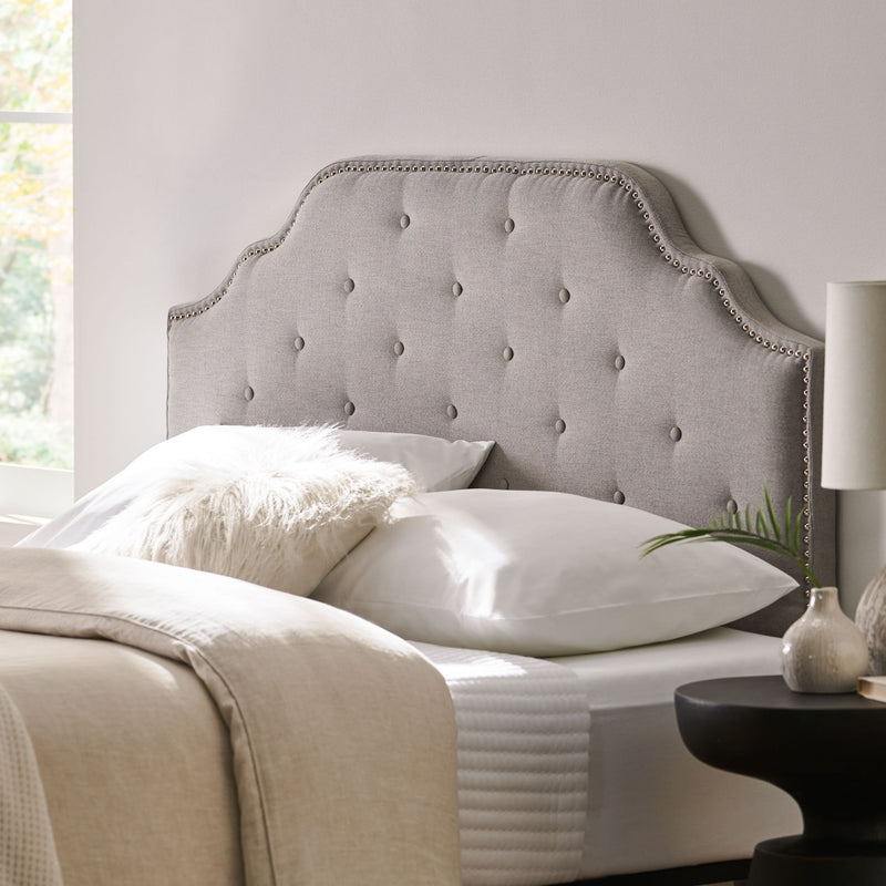 Luella - Button Tufted Upholstered Headboard - R&R Furniture Gallery (Fountain Valley, CA)
