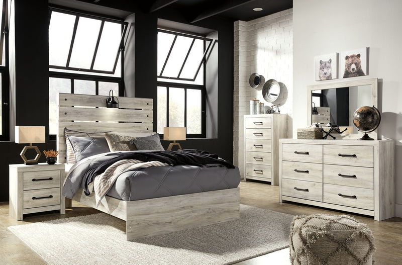 Youth bedroom set by Signature Design by Ashley, 8-piece Cambeck bedroom furniture with bed, dresser, and matching accessories.
