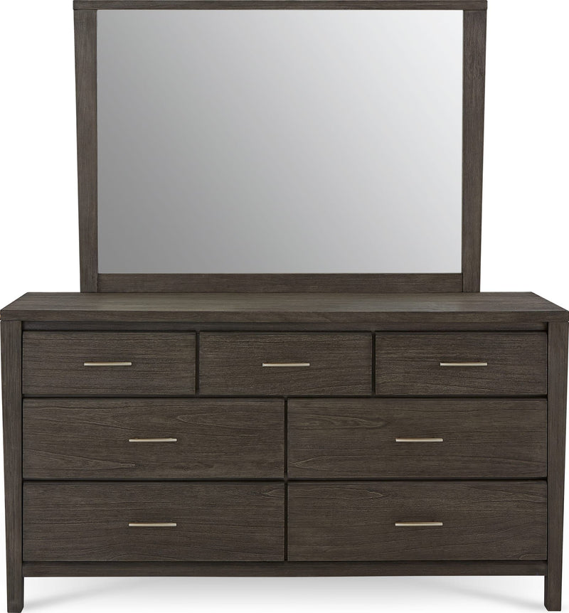 Nevis Dresser Mirror in Sharkskin