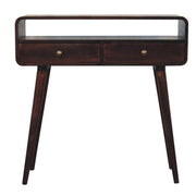 Solid Wood Curved Console Table - R&R Furniture Gallery (Fountain Valley, CA)