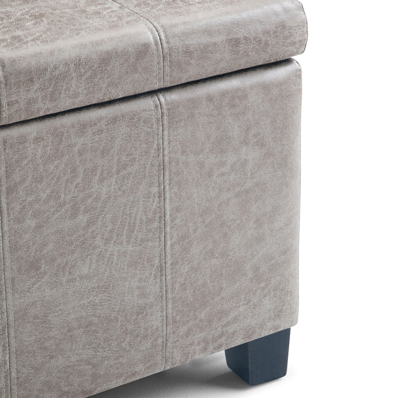 Dover - Upholstered Storage Ottoman Bench - R&R Furniture Gallery (Fountain Valley, CA)