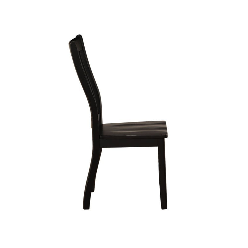 Renske - Side Chair (Set of 2) - Black - R&R Furniture Gallery (Fountain Valley, CA)