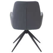 Hester - Arm Chair (Set of 2) - Gray Fabric - R&R Furniture Gallery (Fountain Valley, CA)