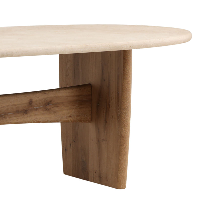 Waylon - Dining Table - Natural And Cream