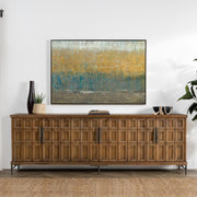 Willmark - 6 Door Iron Leg Sideboard - R&R Furniture Gallery (Fountain Valley, CA)