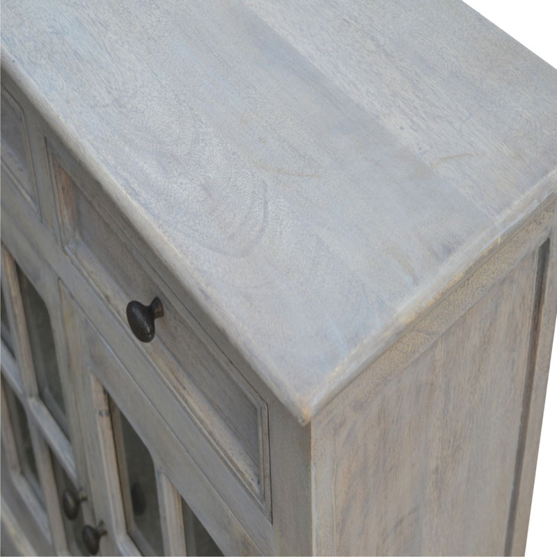 Glazed Sideboard - Gray - R&R Furniture Gallery (Fountain Valley, CA)