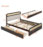 Platform Bed With Trundle And 2 Drawers - R&R Furniture Gallery (Fountain Valley, CA)