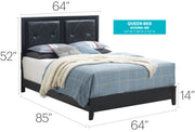 Padded Headboard Bed - R&R Furniture Gallery (Fountain Valley, CA)