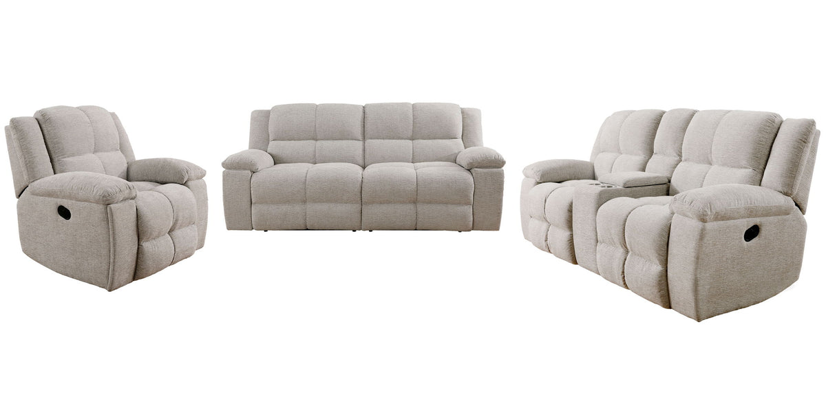 Buster - Manual Glider Reclining Sofa Set - R&R Furniture Gallery (Fountain Valley, CA)