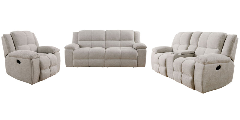 Buster - Manual Glider Reclining Sofa Set - R&R Furniture Gallery (Fountain Valley, CA)