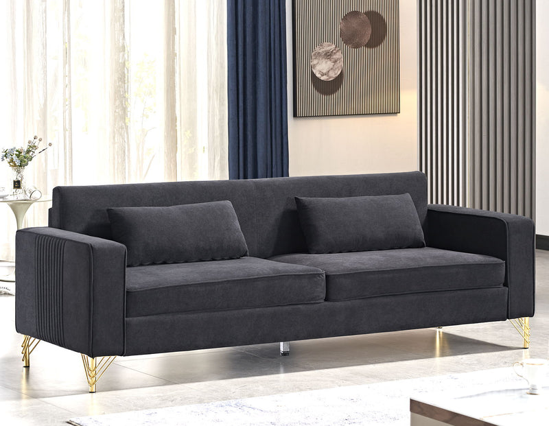 Aesthetic 3 Seater Couch With Classic Modern Appeal And Luxurious Soft Comfort - R&R Furniture Gallery (Fountain Valley, CA)
