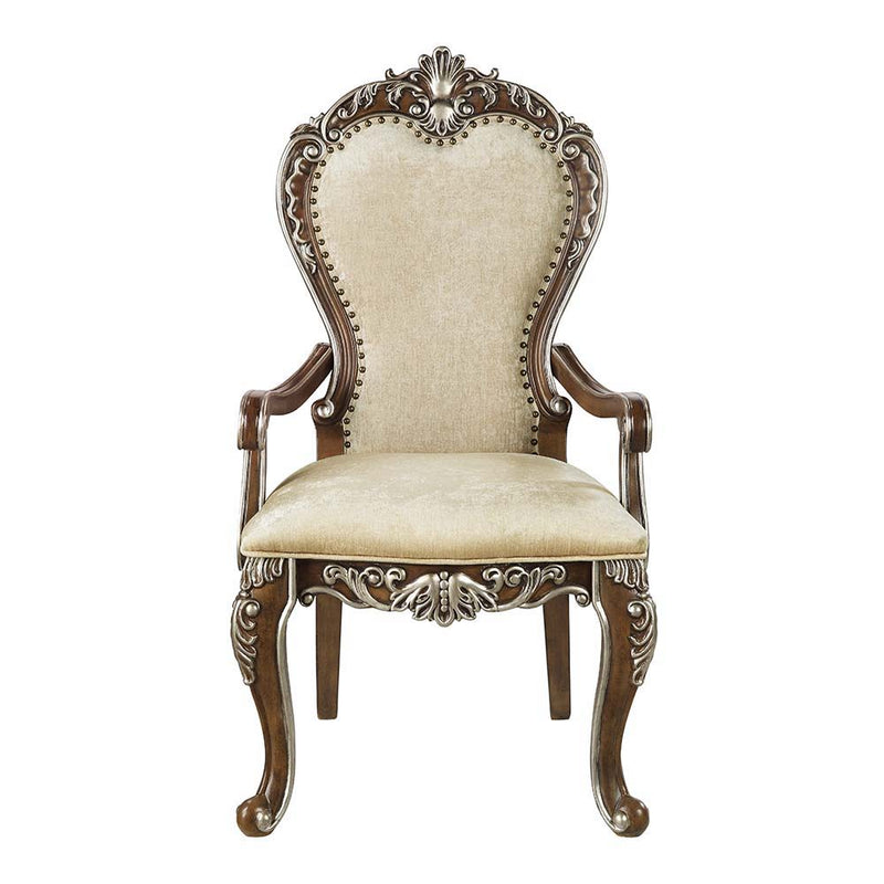 Latisha - Arm Chair (Set of 2) - Antique Oak - R&R Furniture Gallery (Fountain Valley, CA)