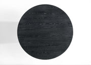 Jasper - 7 Piece Round Dining Room (Set of 7) - Ebony Black - R&R Furniture Gallery (Fountain Valley, CA)