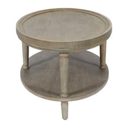 Bedford - Oval Coffee Table With Shelf - Natural - R&R Furniture Gallery (Fountain Valley, CA)