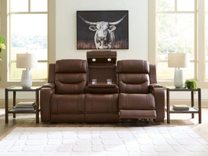 Knightington - Power Reclining Sofa With Audio Seating - R&R Furniture Gallery (Fountain Valley, CA)