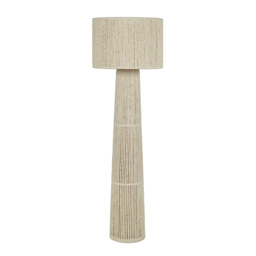 Tapered - Chenille Fiber Floor Lamp - Natural - R&R Furniture Gallery (Fountain Valley, CA)