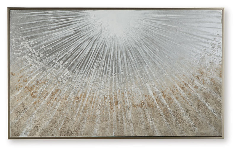 Waldard - Wall Art - Gray / Taupe / White - R&R Furniture Gallery (Fountain Valley, CA)