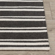 Classic Home Palma Stripe Rug featuring a bold striped pattern, perfect for adding style to living rooms or bedrooms.